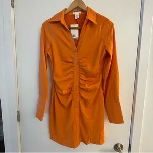 70s vibe shirt dress NWT!